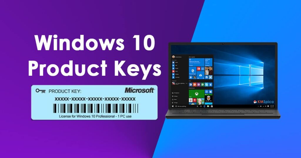 WINDOWS 10 PRODUCT KEY