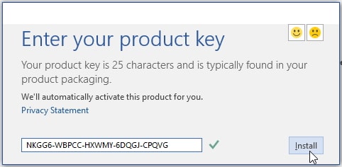 office 16 product key